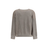 Brunello Cucinelli Beige Cotton Sweatshirt