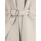 Brunello Cucinelli Beige Wool Coat