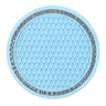 Creative Honeycomb Car Cup Holder Mat with Rhinestones