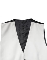 Dolce & Gabbana Gray Wool Dress Formal Men Waistcoat Vest