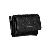 Calvin Klein Black Polyurethane Women Wallet