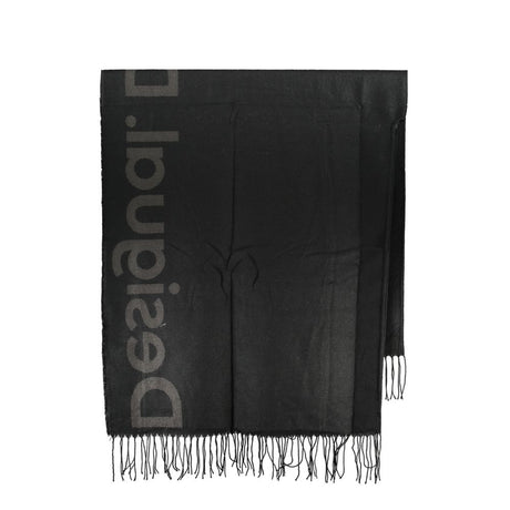 Desigual Black Polyester Women Poncho