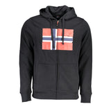 Norway 1963 Black Cotton Men's Hooded Sweatshirt