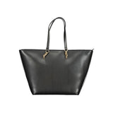Tommy Hilfiger Black Polyurethane Women Handbag
