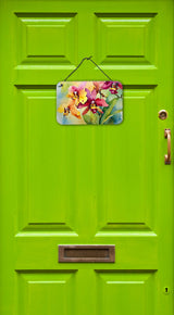 Orchids in Watercolor Wall or Door Hanging Prints
