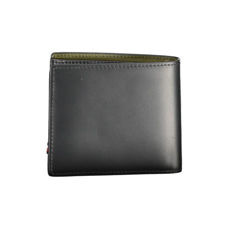 Tommy Hilfiger Black Leather Men Wallet