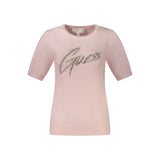Guess Jeans Pink Viscose Sweatshirt
