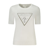Guess Jeans White Viscose Sweatshirt