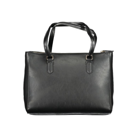 Mario Valentino Black Polyurethane Women's Bag