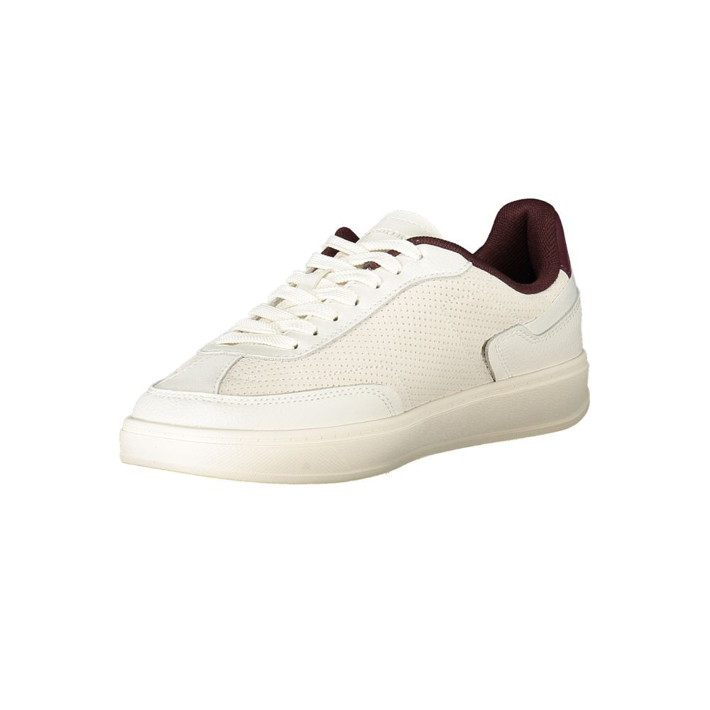 Tommy Hilfiger Beige Polyurethane Women Sneaker