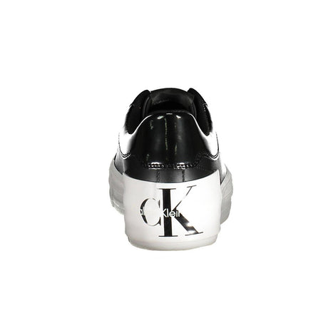 Calvin Klein Black Leather Women Sneaker