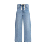 Citizens of Humanity Light Blue Cotton High-Waisted Jean