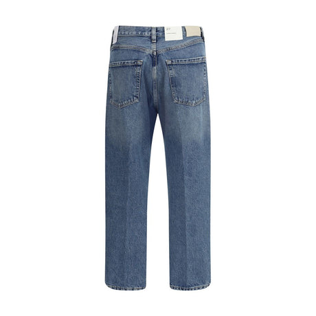 Citizens of Humanity Light Blue Cotton High-Waisted Jean