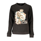 Cavalli Class Black Cotton Women Sweatshirt