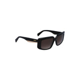 Liu Jo Black Acetate Women Sunglasses
