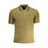 La Martina Verde Cotton Men Polo Shirt