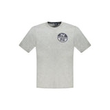 North Sails Gray Cotton Men's T-Shirt