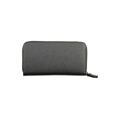 Mario Valentino Black Polyurethane Women Wallet