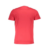 Cavalli Class Rosso Cotton Men T-Shirt