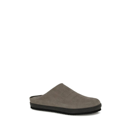 Brunello Cucinelli Gray Rubber Mules