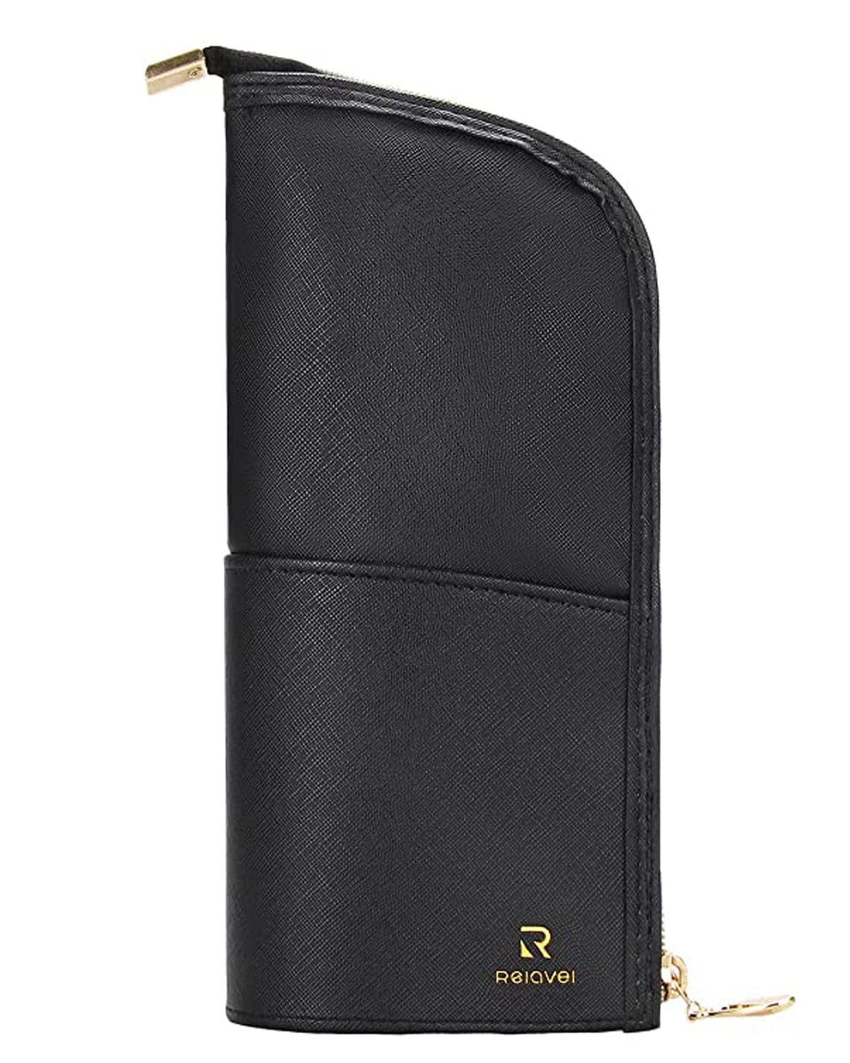 Makeup Brush Bag Travel Makeup Brush Holder Large Makeup Brush Case Organizer Professional Cosmetic Bag Artist Makeup Brush Holder Stand-up Foldable Makeup Cup Storage Bag