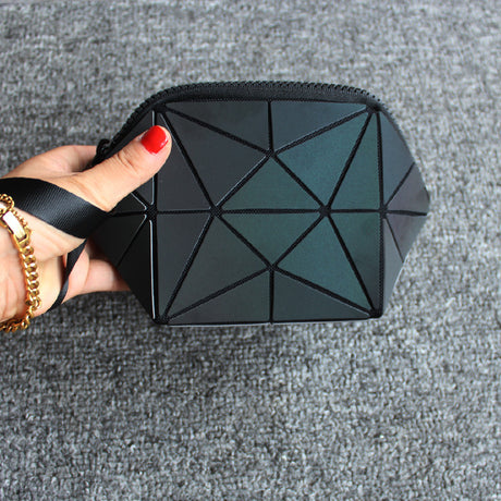 Irregular Semicircular Cosmetic Bag in Unique Colors