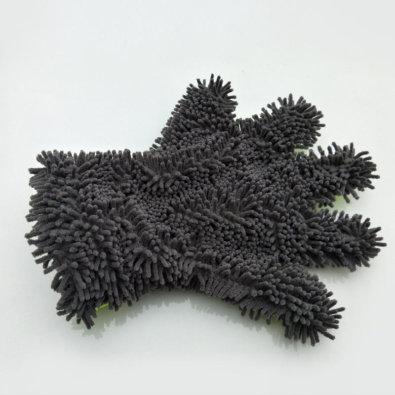 Chenille Double-sided Car Wash Gloves for Cleaning