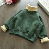 Thickened Fleece Hoodie for Girls Winter Top