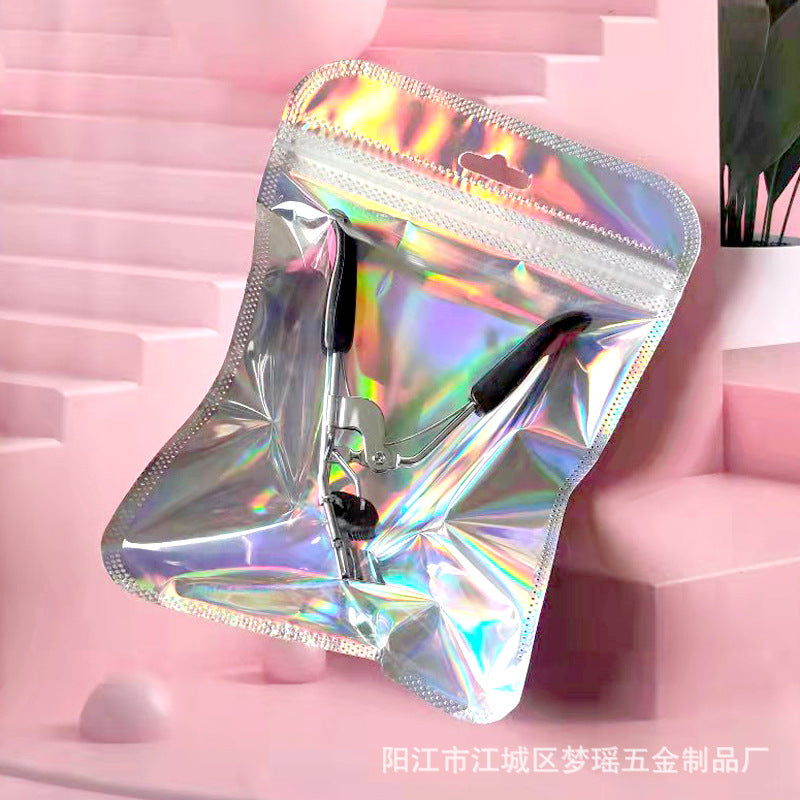 New Eyelash Curler with Wide Angle D-Handle Tweezers