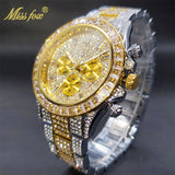 Luxury Gold Waterproof Stainless Steel Watch - Atlantic Shopping Mall