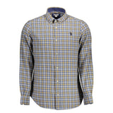 U.S. POLO ASSN. Blu Cotton Men's Shirt