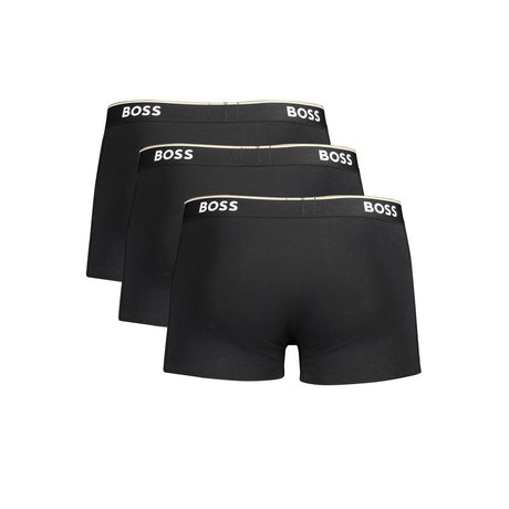 Hugo Boss Black Cotton Men's Boxer Briefs