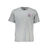 Levi's Grigio Cotton Men T-Shirt