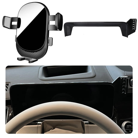 Car Phone Holder for Mercedes Benz S-Class Auto Accessories [Only for 2021-2024 Benz S-Class] [XX No Fit Upgrades 3D Head-up Display XX] [Auto Lock Hands Free Automobile Cell Phone Mount]