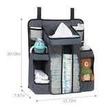 Baby Crib Storage Bag for Bottles and Diapers