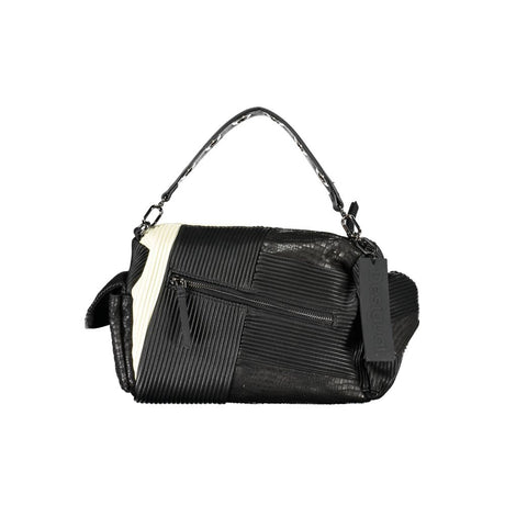 Desigual Nero Poliuretano Women Handbag