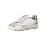 Gas White Polyester Athletic Sneakers