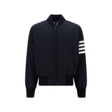 Thom Browne Blue Polyester Bomber