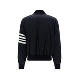 Thom Browne Blue Polyester Bomber