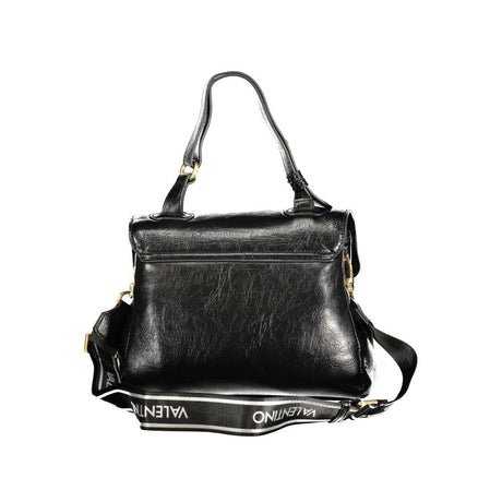 Mario Valentino Nero Poliuretano Women Bag With Adjustable Handle