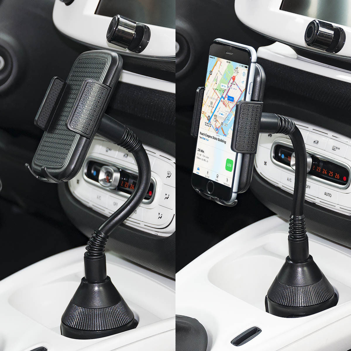 Flexible Car Cup Holder Phone Mount for Navigation