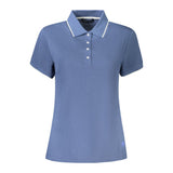North Sails Blue Cotton Women Polo Shirt