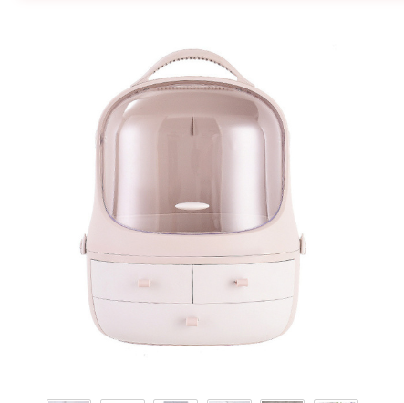 Portable Makeup Organizer Box for Desktop Storage
