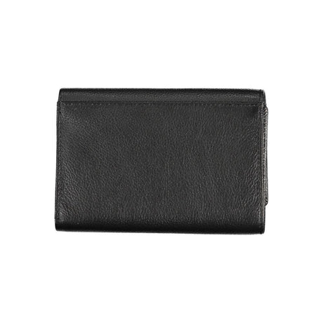 Mario Valentino Black Polyurethane Women Wallet