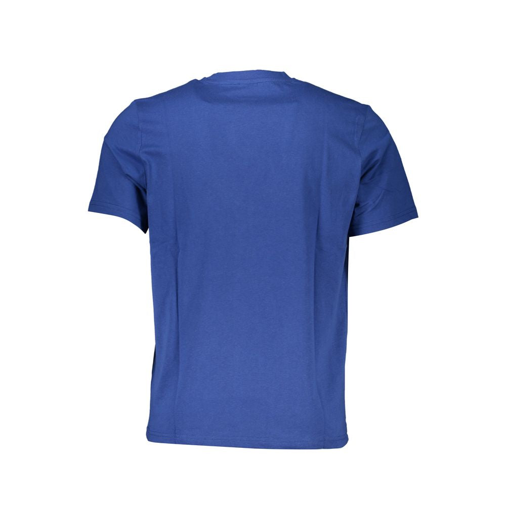 North Sails Blue Cotton Men T-Shirt
