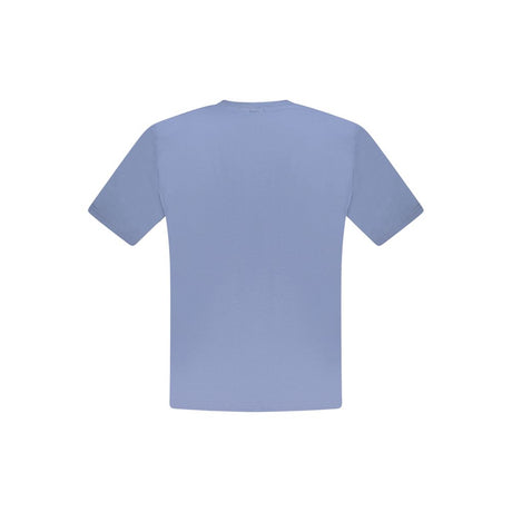 North Sails Blue Cotton Men T-Shirt
