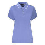 North Sails Blue Cotton Women Polo Shirt