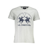 La Martina Grigio Cotton Men's T-Shirt