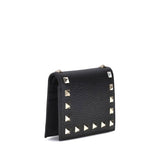 Valentino Garavani Black Calf Leather Bos Taurus Wallet
