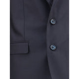 Dolce & Gabbana Black Fleece Wool Two-Piece Suit